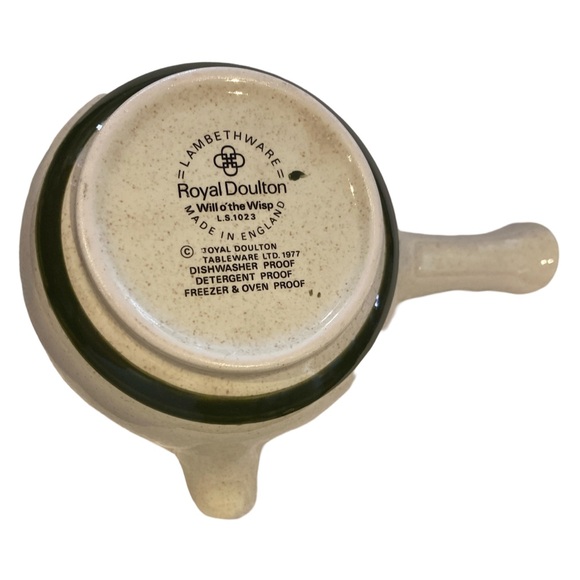 Royal Doulton Lambethware Will o’ the Wisp LS1023 Gravy Boat vintage 1977 - Picture 4 of 9